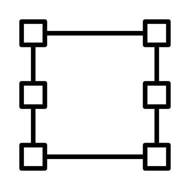 vektör ince çizgi simgesi düzenleniyor