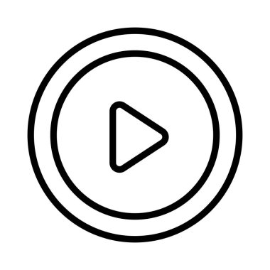 film vektörü ince çizgi simgesi