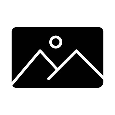 fotoğraf vektörü düz simge