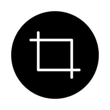 Vektör glyph düz simgesi düzenleniyor