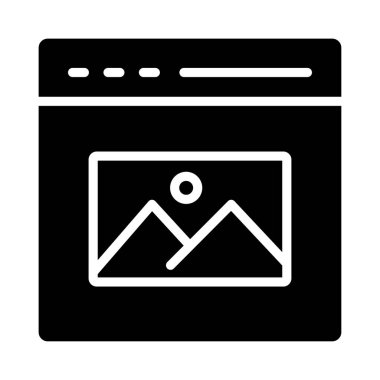 fotoğraf vektörü düz simge