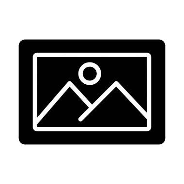 fotoğraf vektörü düz simge