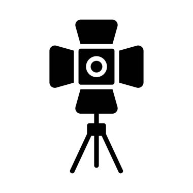 ampul vektör kabartması düz simge