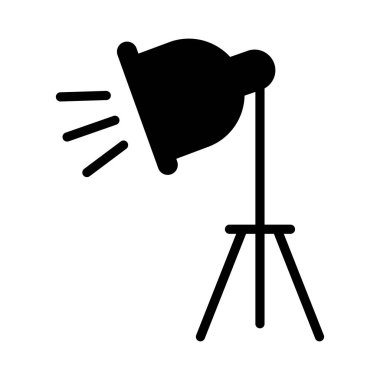 Meşale vektör kabartma düz simgesi