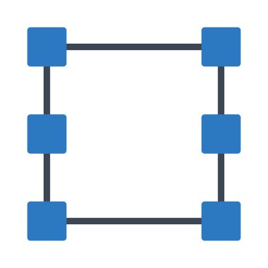 Vektör kabartma renk simgesi düzenleniyor