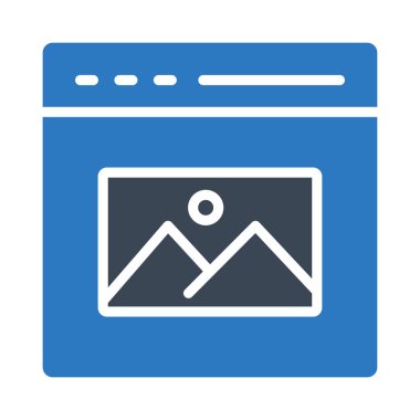 fotoğraf vektörü renk simgesi