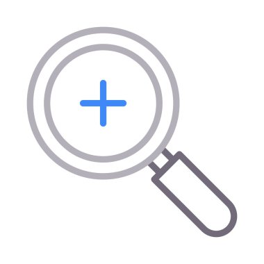 vektör renk çizgisi simgesine yakınlaştır