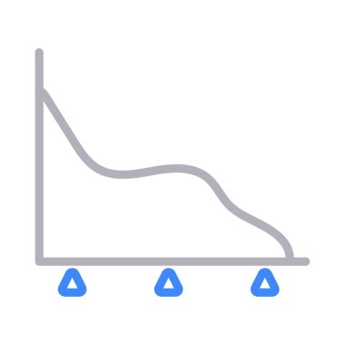 fotoğrafçılık vektörü renk çizgisi simgesi
