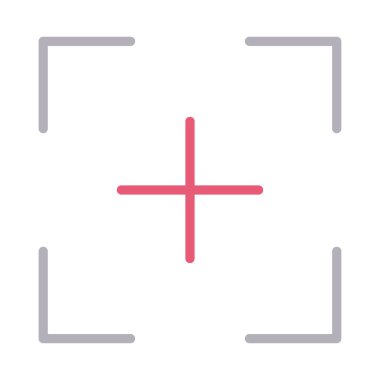 vektör renk çizgisi simgesi ekle