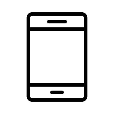 telefon vektörü ince çizgi simgesi