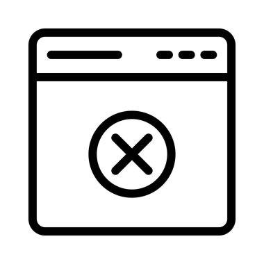 sayfa vektörü ince çizgi simgesi