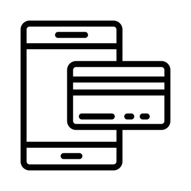 çevrimiçi vektör ince çizgi simgesi