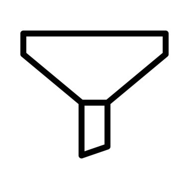 vektör ince çizgi simgesini sırala