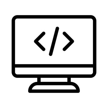 betik vektörü ince çizgi simgesi