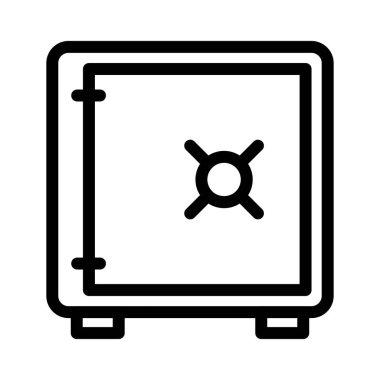 Atlama vektörü ince çizgi simgesi