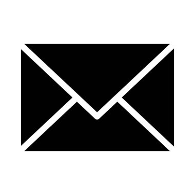 ileti vektörü düz simgesi