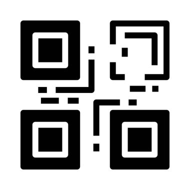 kod vektör düz simgesi