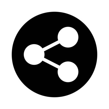 ağ vektörü düz simgesi