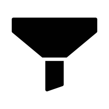 vektör düz simgesini sırala