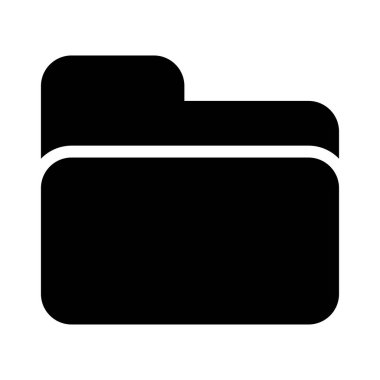 Dizin vektörü glyph düz simgesi