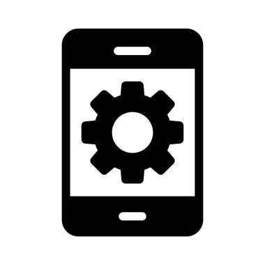 vektör glifini düz simge olarak ayarla