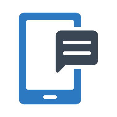 ileti vektör renk simgesi