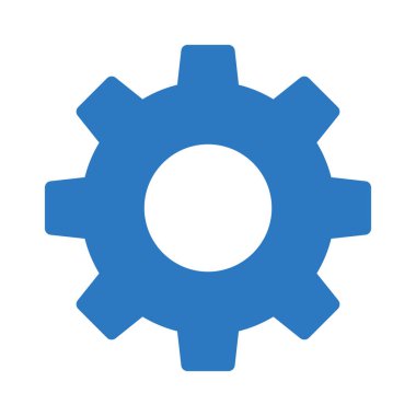 dişli vektör renk simgesi