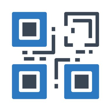 kod vektörü renk simgesi