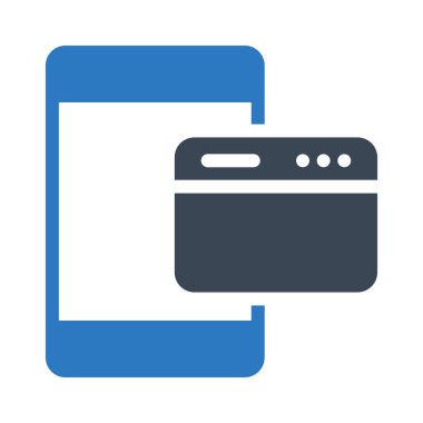 Web vektörü renk simgesi 