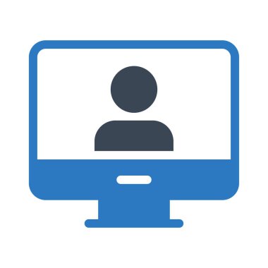 giriş vektörü kabartma renk simgesi