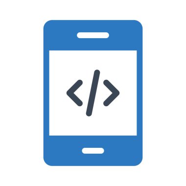 programlama vektörü renk simgesi