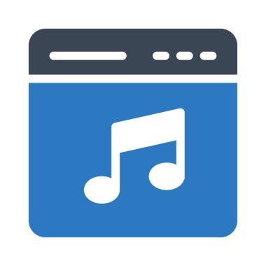 Web sayfası vektör renk simgesi