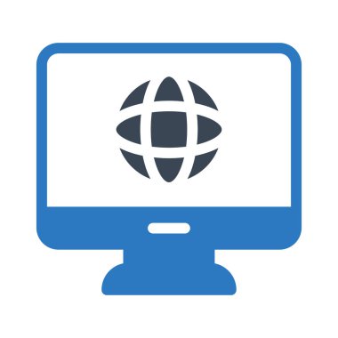 Web vektörü renk simgesi