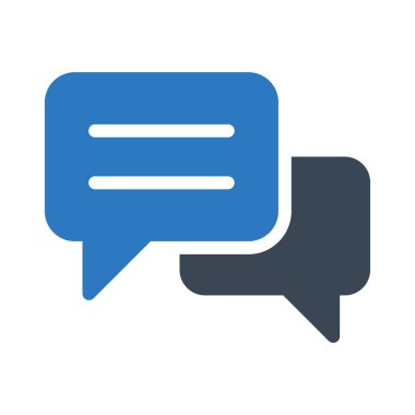 ileti vektör renk simgesi