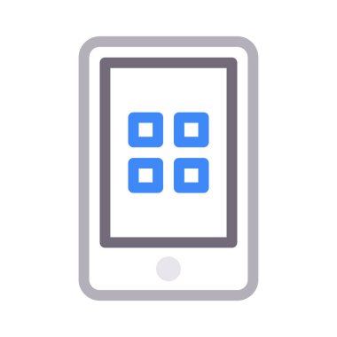 uygulamalar vektör renk çizgisi simgesi