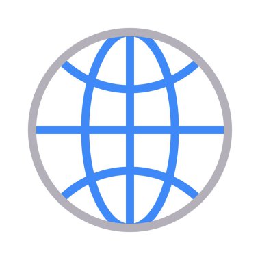 tarayıcı vektör renk çizgisi simgesi