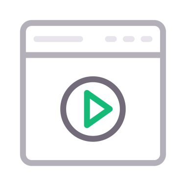 çevrimiçi vektör renk çizgisi simgesi