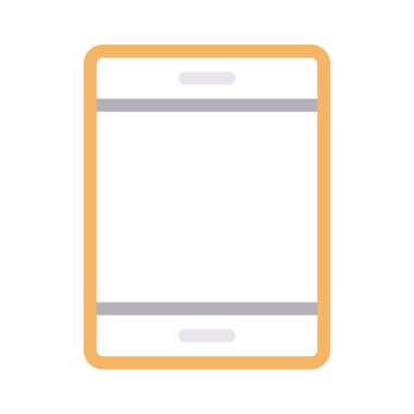 telefon vektörü renk çizgisi simgesi