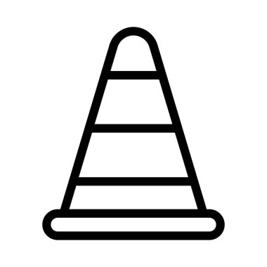 blok vektör ince çizgi simgesi