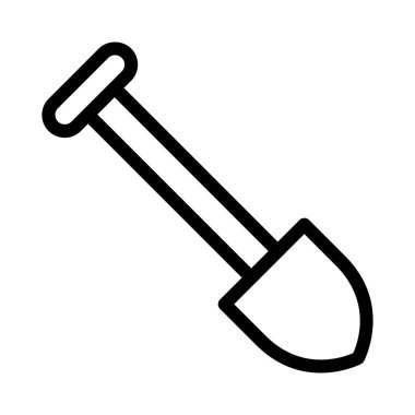 maça vektörü ince çizgi simgesi