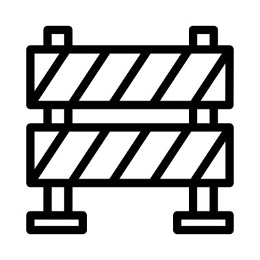 blok vektör ince çizgi simgesi