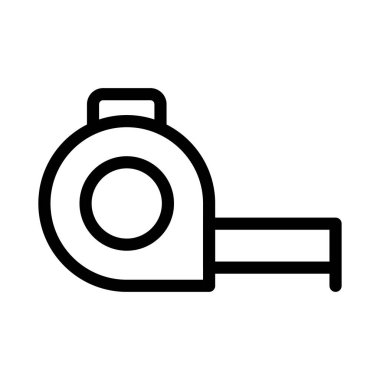 vektör ince çizgi simgesini ölç