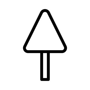 tahta vektörü ince çizgi simgesi