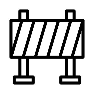 vektör ince çizgi simgesini durdur