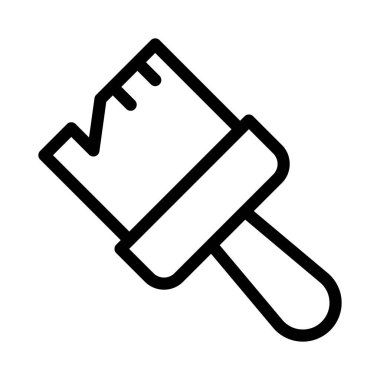 boyama vektörü ince çizgi simgesi