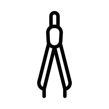 İletici vektör ince çizgi simgesi