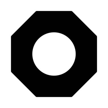 fındık vektörü düz simgesi