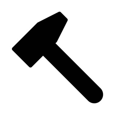 Çekiç vektör düz simge