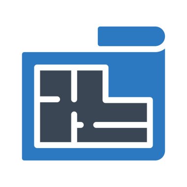 Yapı vektörü renk simgesi