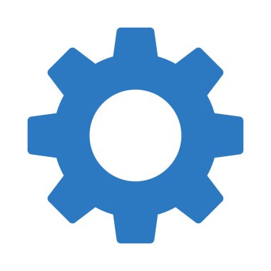 dişli vektör renk simgesi